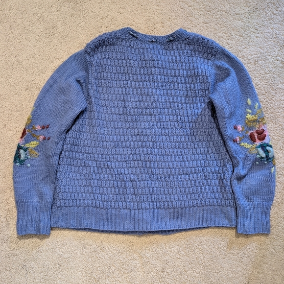 Sundance French Knot Handmade Women's Wool Cardigan - Picture 2 of 7